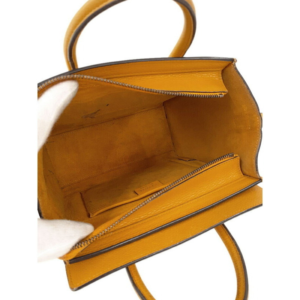 Celine Shopper Leather Shoulder Bag - Picture 3 of 9